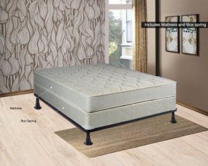 Continental Sleep Hollywood Collection Orthopedic Fully Assembled Mattress and Box Spring Set - Ample Support for Your Back - Premium 357 Coil Innerspring - Queen