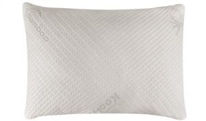 Snuggle-Pedic Ultra-Luxury Bamboo Shredded Memory Foam Pillow Combination With Adjustable Fit and Zipper Removable Kool-Flow Breathable Cooling Hypoallergenic Pillow Cover (Queen) (Top Pick)