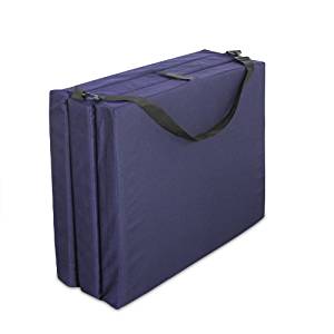 American Furniture Alliance Hide A’ Mat 3.5 x 30 x 75 inch Jr Twin TriFold Mattress, Navy