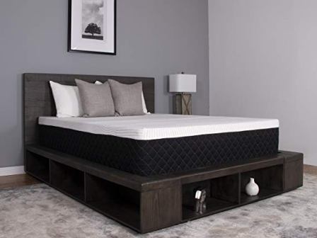 Dreamfoam iPedic Sanctuary 13″ Plush Gel Memory Foam Mattress, Cal King- Made in The USA