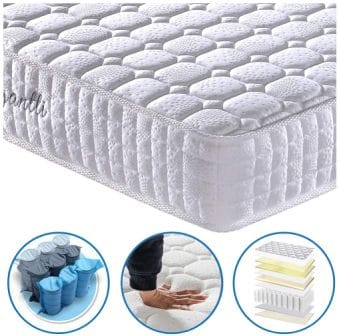 Vesgantti 9.4-Inch Hybrid Twin Mattress
