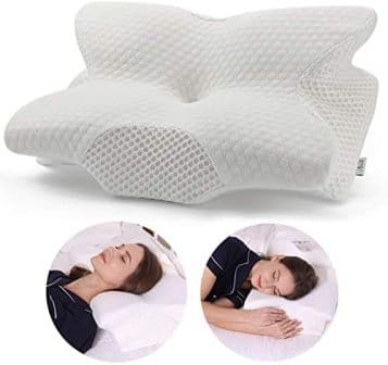 MFP001-Wht Back Support Pillow by Coisum