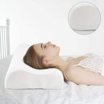 Orthopedic contour breathable pillow by Power of Nature