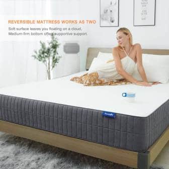 Sweetnight 10-inch Mattresses with 2-sided Firmness